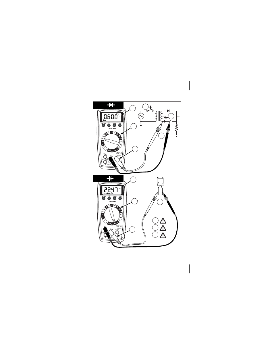 Amprobe 34XR-A Professional-Digital-Multimeter User Manual | Page 22 / 73