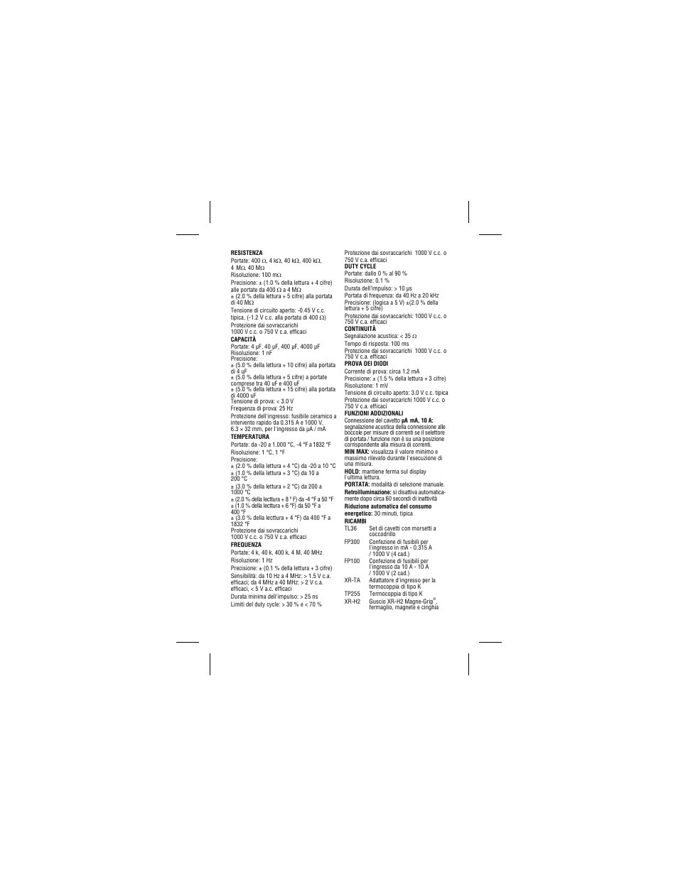 Amprobe 34XR-A Professional-Digital-Multimeter User Manual | Page 59 / 73