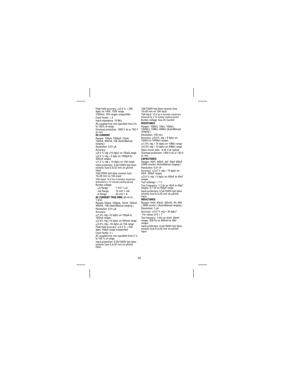 Amprobe 37XR-A Professional-Digital-Multimeter User Manual | Page 19 / 86