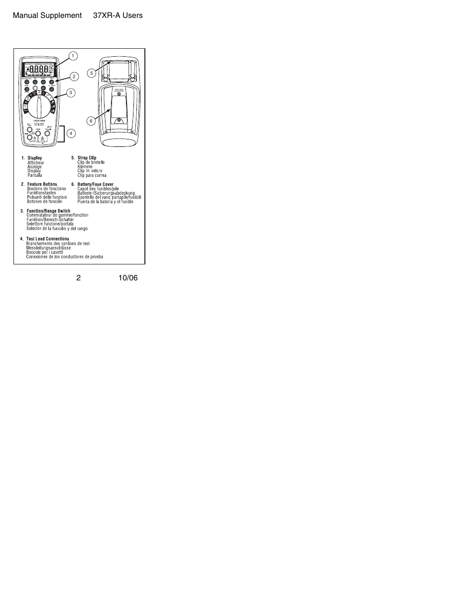 37xr-a | Amprobe 37XR-A Professional-Digital-Multimeter User Manual | Page 3 / 86