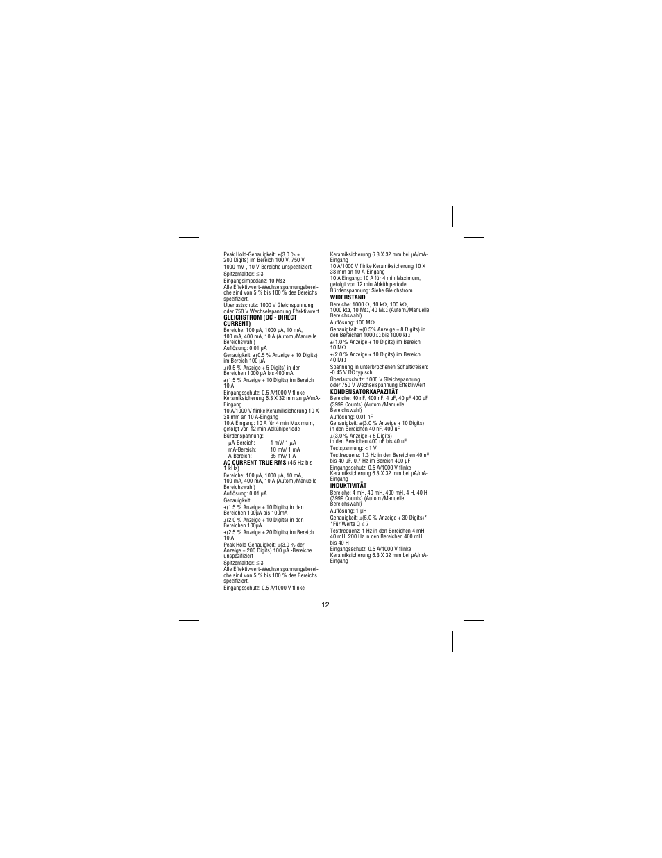 Amprobe 37XR-A Professional-Digital-Multimeter User Manual | Page 55 / 86