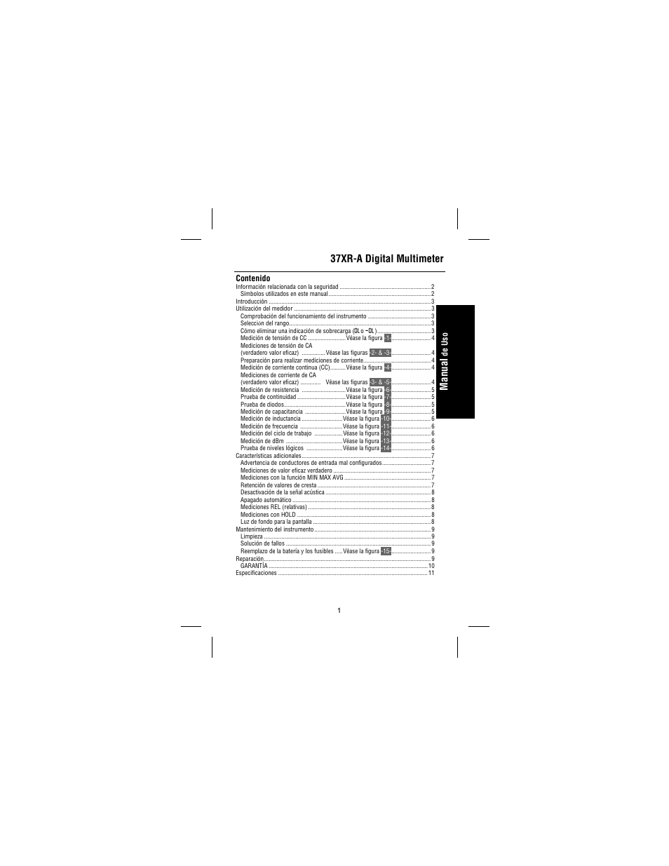 Amprobe 37XR-A Professional-Digital-Multimeter User Manual | Page 72 / 86