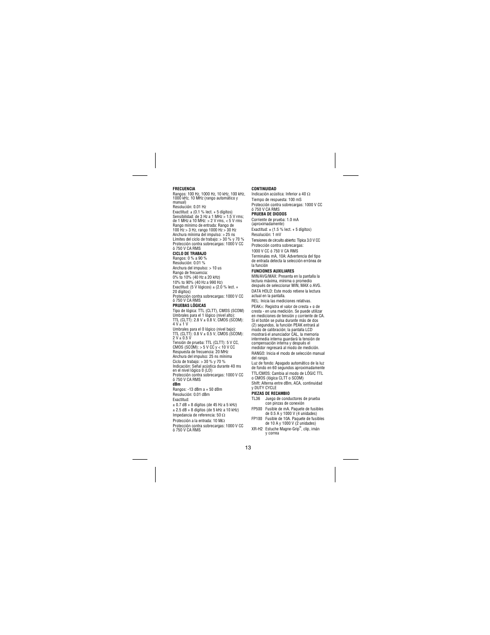 Amprobe 37XR-A Professional-Digital-Multimeter User Manual | Page 84 / 86