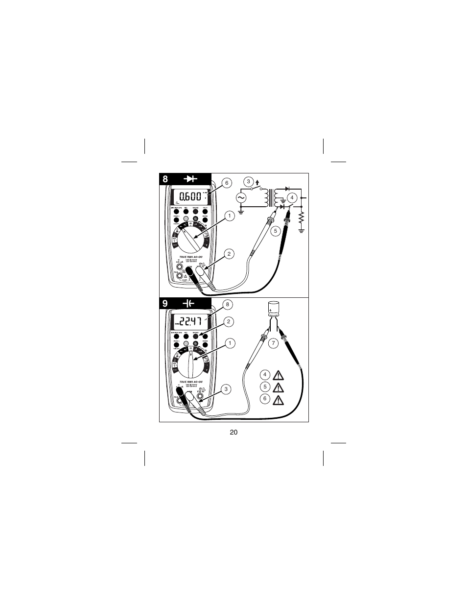 Amprobe 38XR-A Professional-Digital-Multimeter User Manual | Page 24 / 92