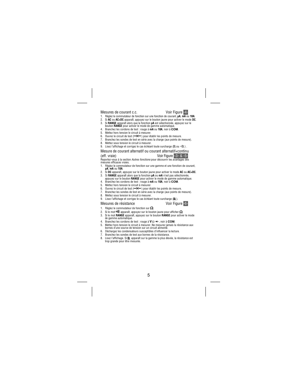 Amprobe 38XR-A Professional-Digital-Multimeter User Manual | Page 33 / 92