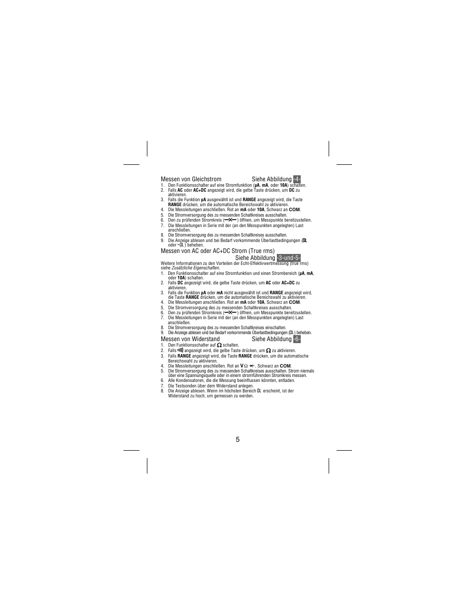 Amprobe 38XR-A Professional-Digital-Multimeter User Manual | Page 49 / 92