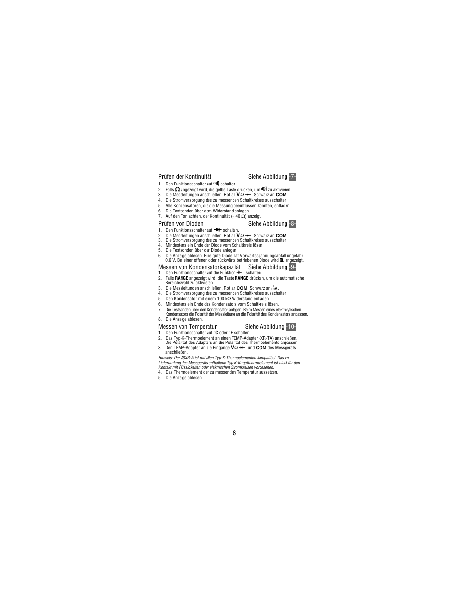 Amprobe 38XR-A Professional-Digital-Multimeter User Manual | Page 50 / 92