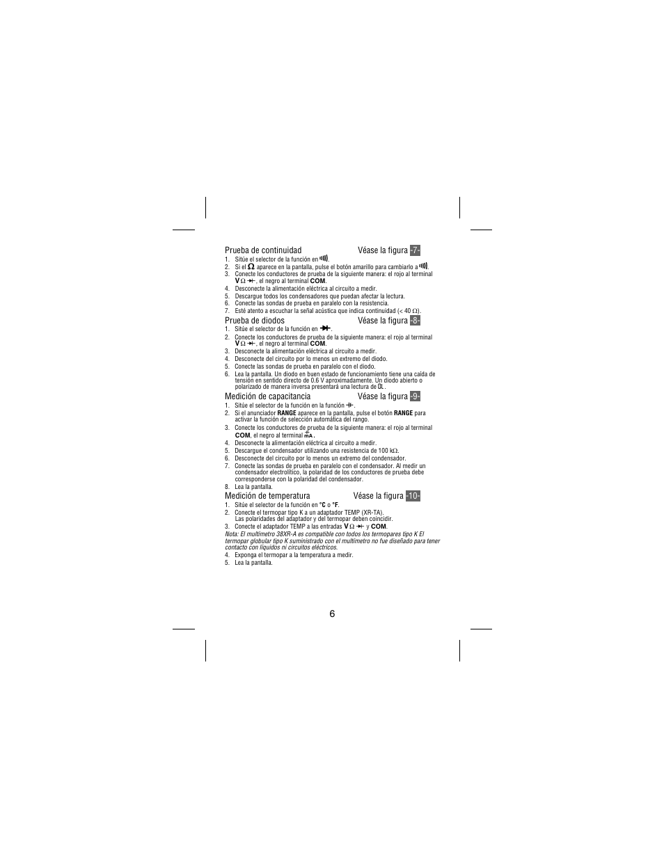Amprobe 38XR-A Professional-Digital-Multimeter User Manual | Page 82 / 92