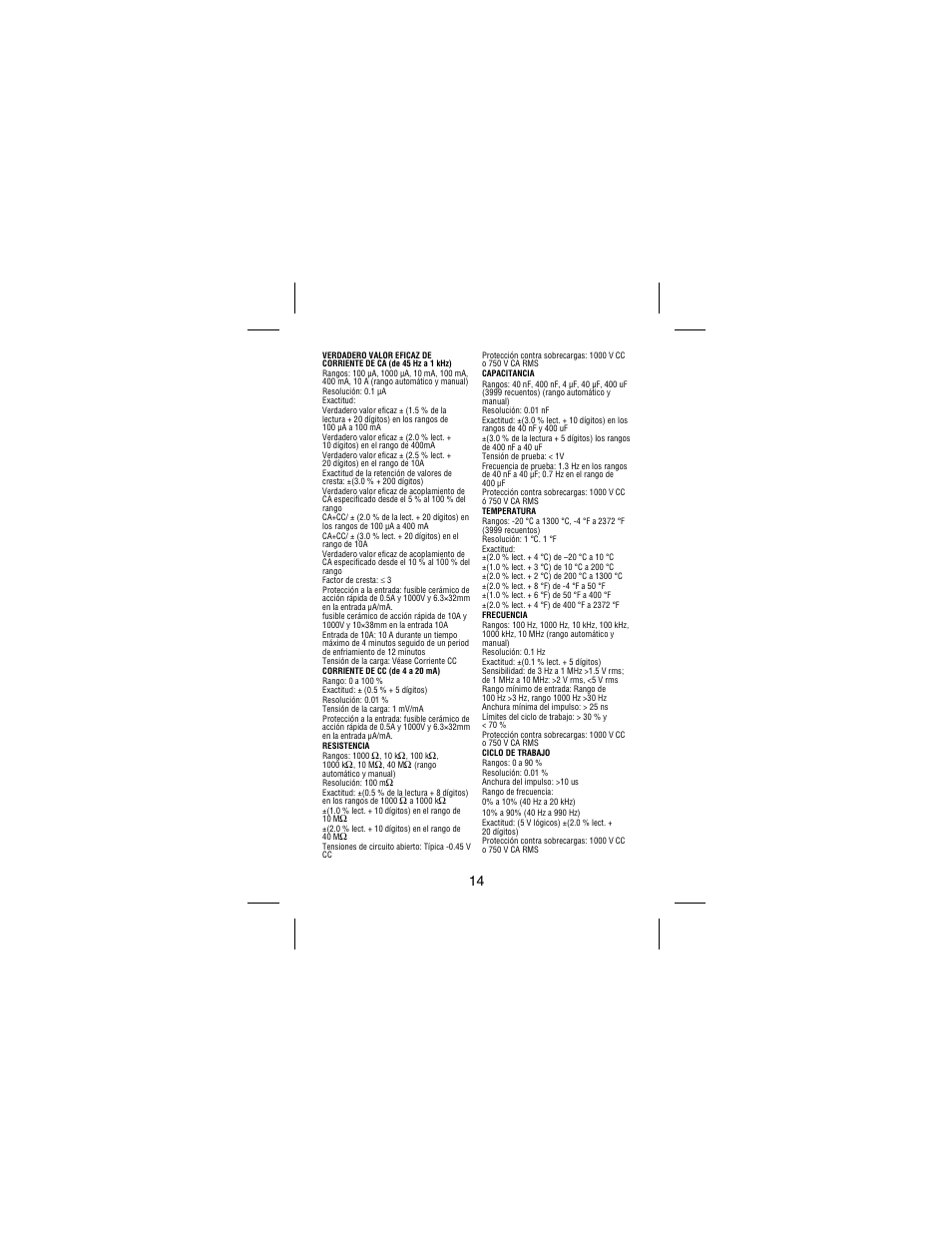 Amprobe 38XR-A Professional-Digital-Multimeter User Manual | Page 90 / 92
