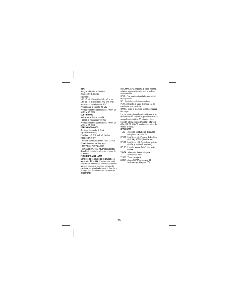 Amprobe 38XR-A Professional-Digital-Multimeter User Manual | Page 91 / 92