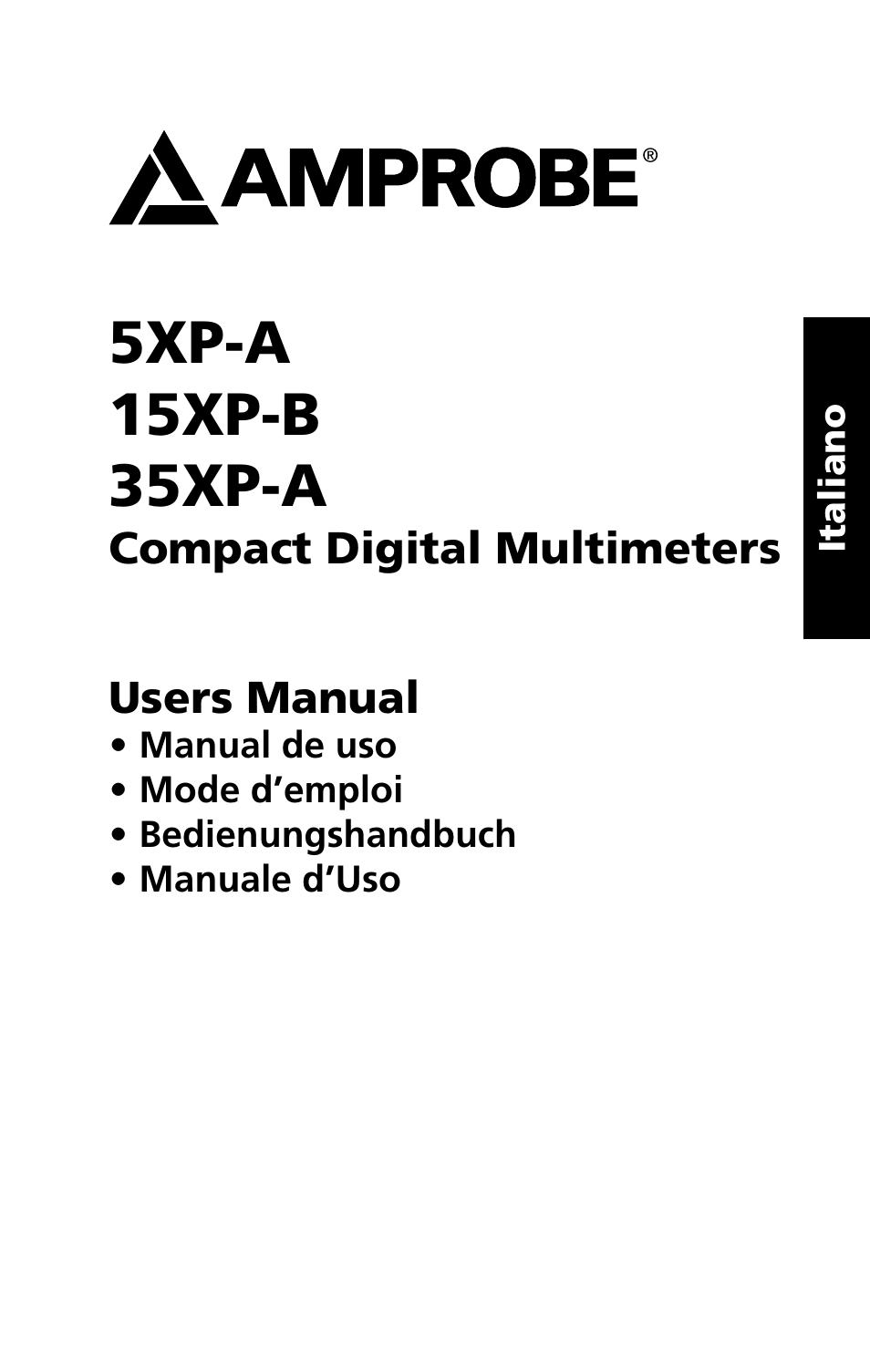 Amprobe 5XP-A 15XP-A 35XP-A User Manual | Page 103 / 126