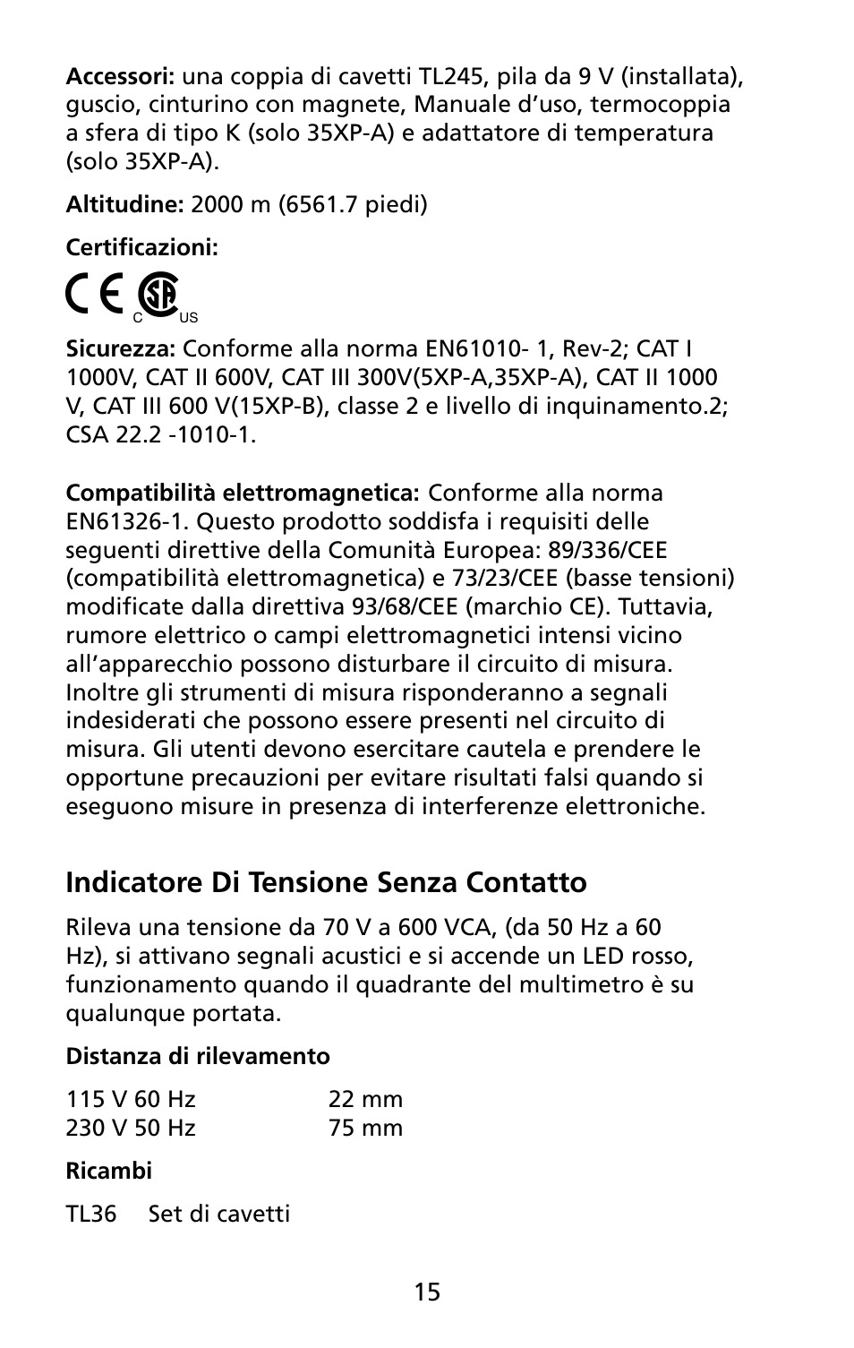 Amprobe 5XP-A 15XP-A 35XP-A User Manual | Page 120 / 126