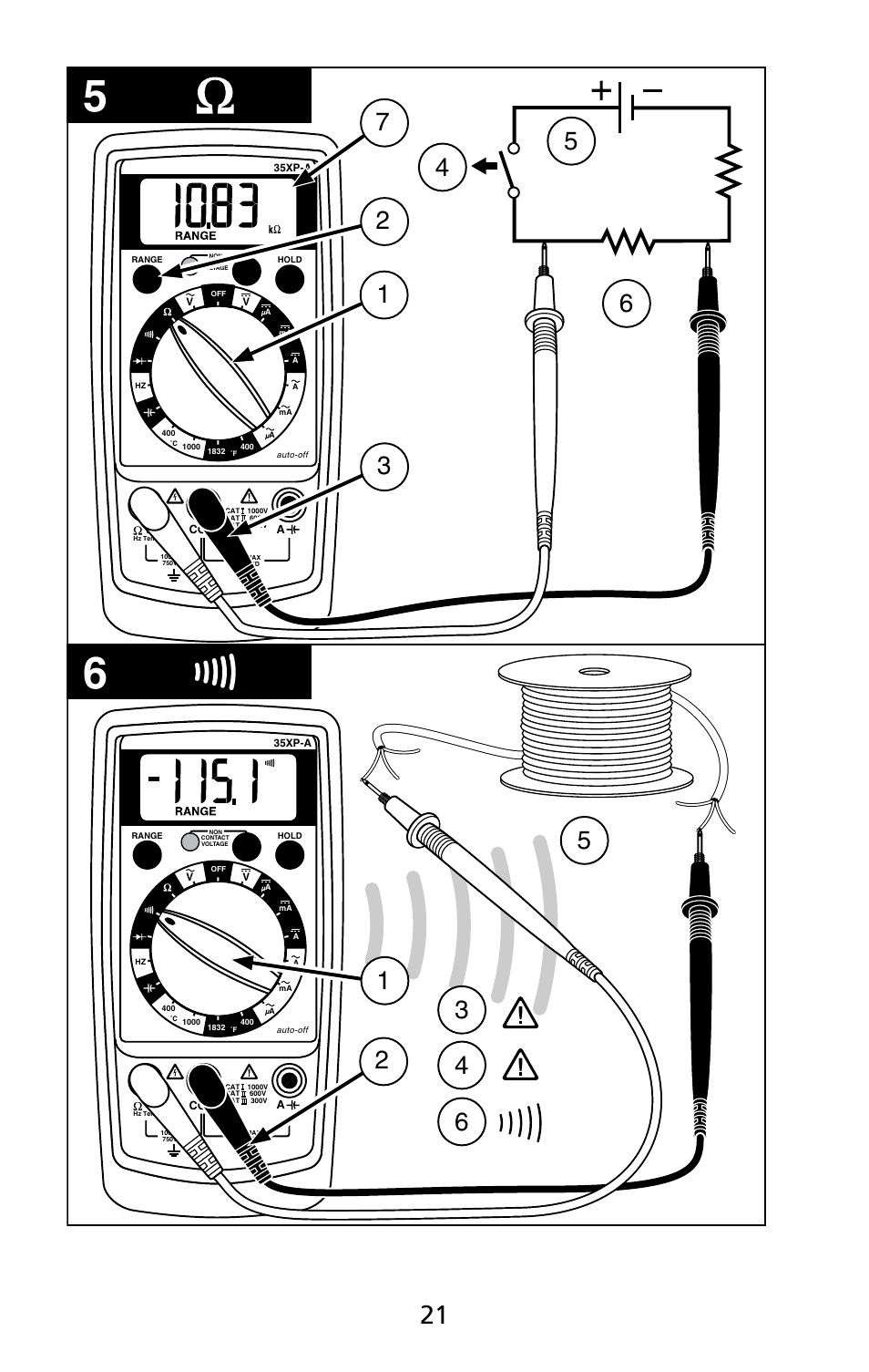 Amprobe 5XP-A 15XP-A 35XP-A User Manual | Page 28 / 126