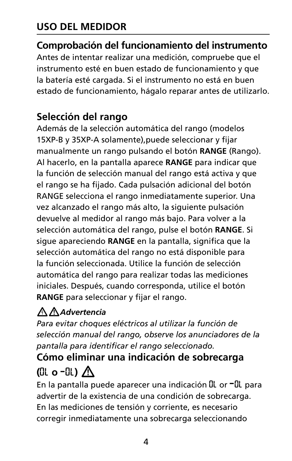 Amprobe 5XP-A 15XP-A 35XP-A User Manual | Page 39 / 126