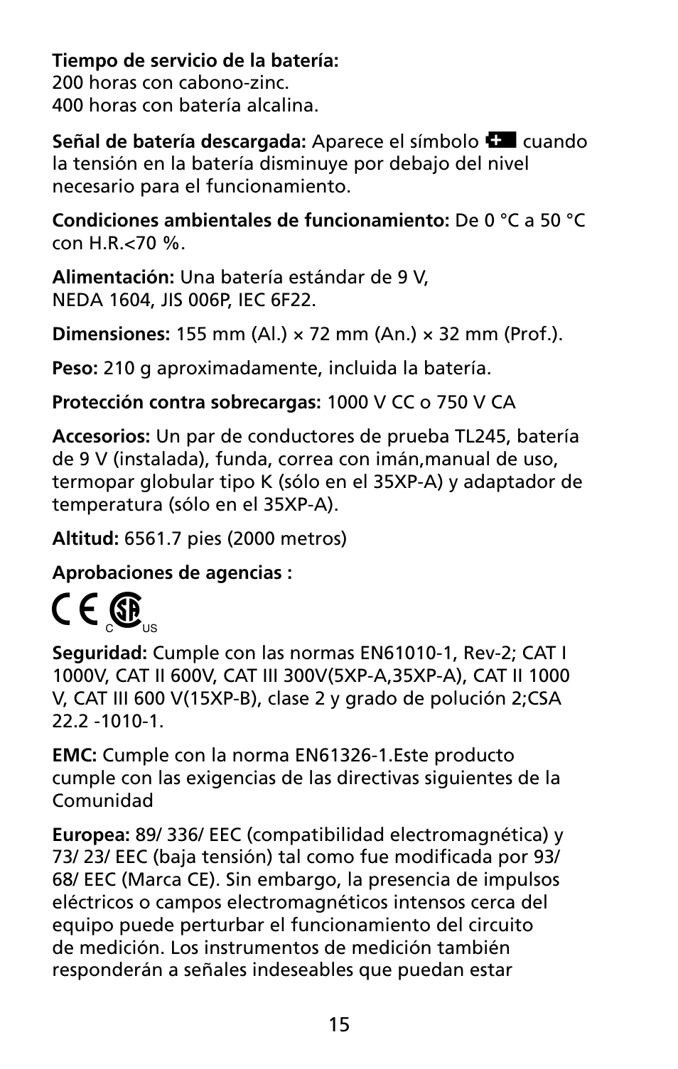 Amprobe 5XP-A 15XP-A 35XP-A User Manual | Page 50 / 126