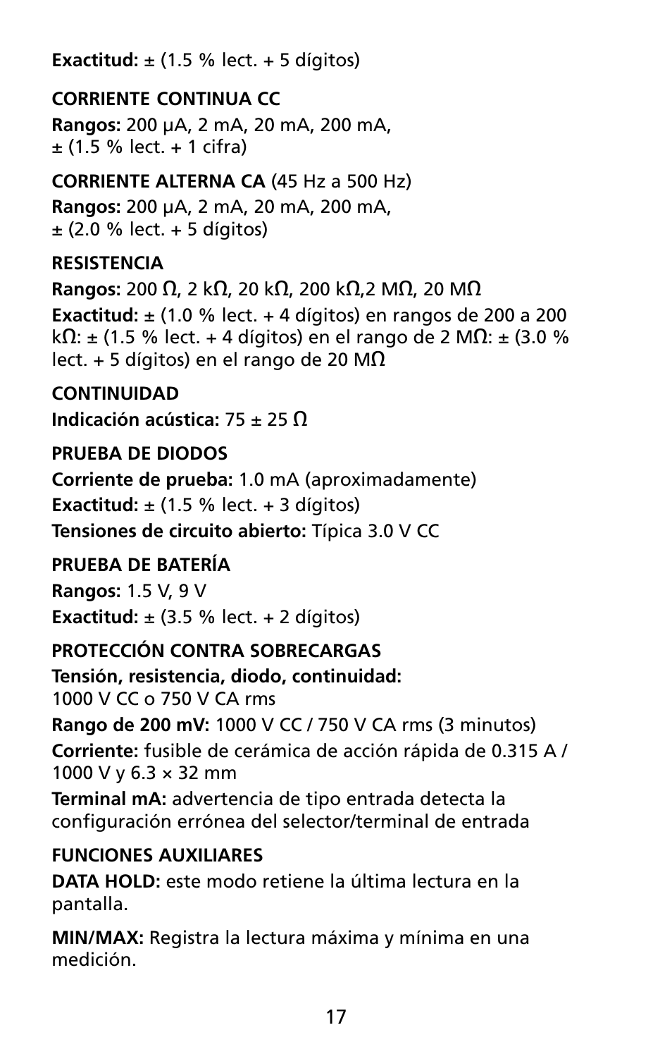 Amprobe 5XP-A 15XP-A 35XP-A User Manual | Page 52 / 126