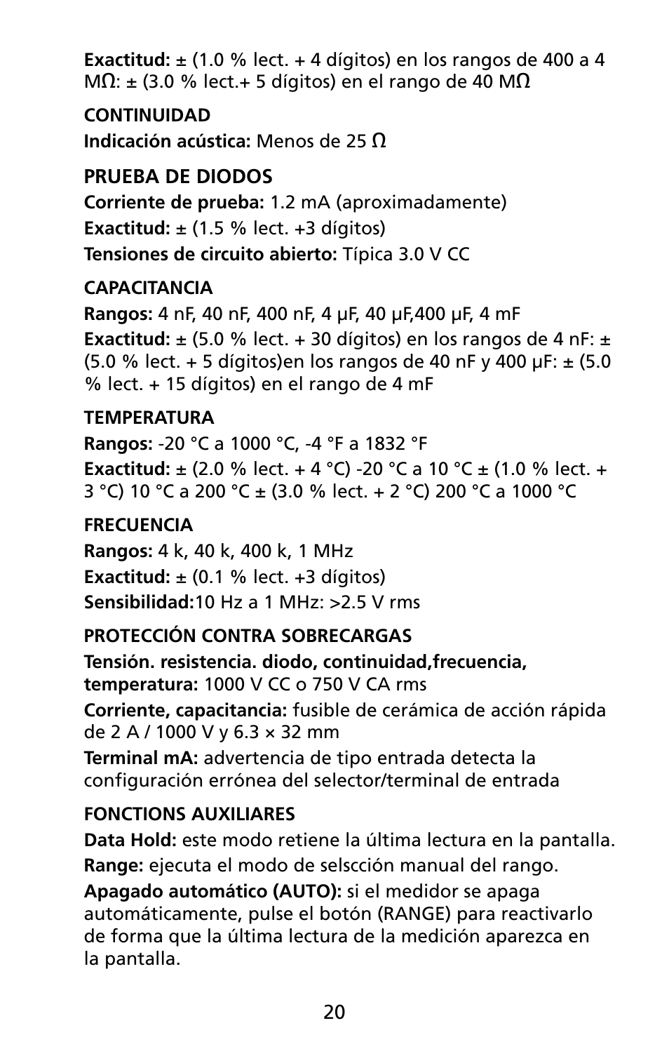 Amprobe 5XP-A 15XP-A 35XP-A User Manual | Page 55 / 126