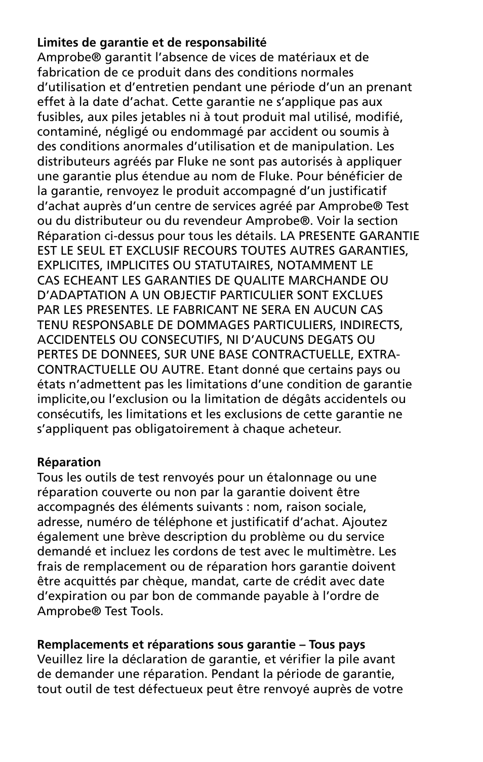 Amprobe 5XP-A 15XP-A 35XP-A User Manual | Page 58 / 126