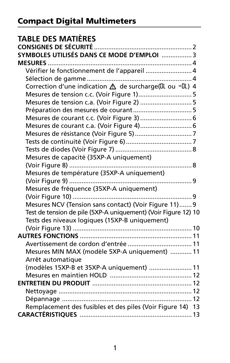 Amprobe 5XP-A 15XP-A 35XP-A User Manual | Page 60 / 126
