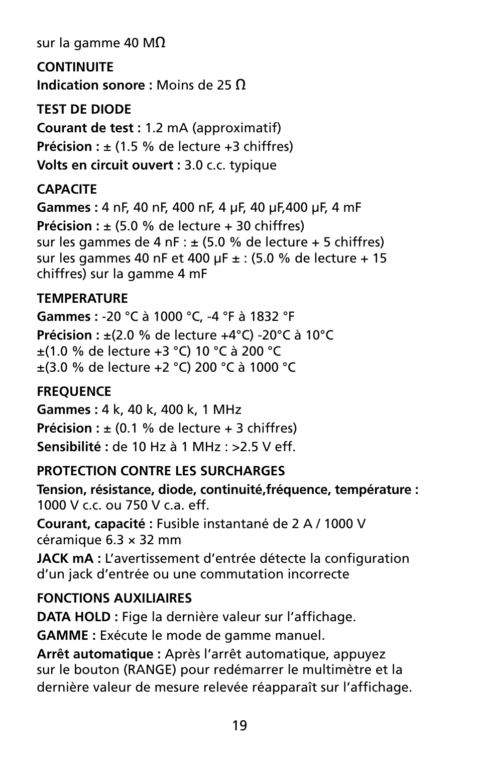 Amprobe 5XP-A 15XP-A 35XP-A User Manual | Page 78 / 126