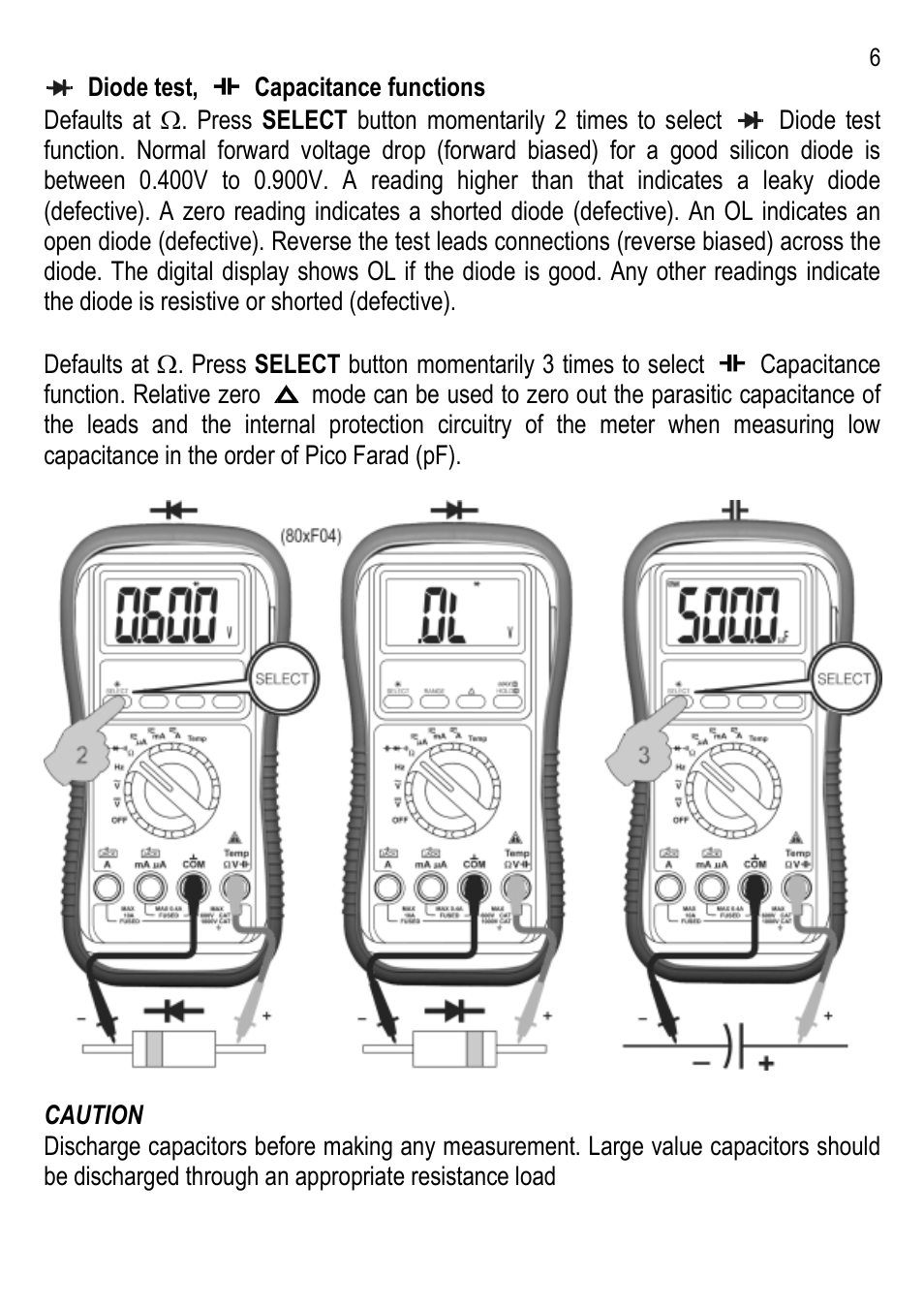 Amprobe AM-100 Digital-Multimeters User Manual | Page 7 / 15
