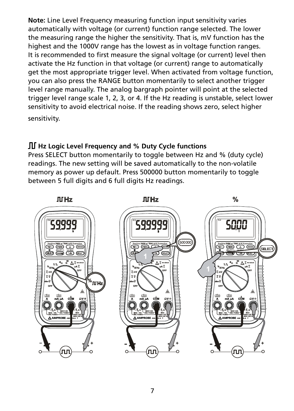 Amprobe AM-140-A User Manual | Page 13 / 30