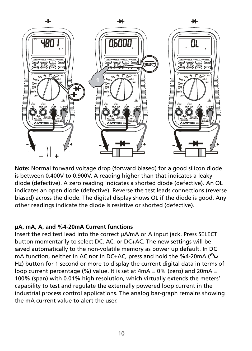 Amprobe AM-140-A User Manual | Page 16 / 30