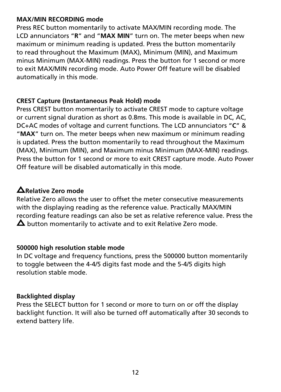 Amprobe AM-140-A User Manual | Page 18 / 30