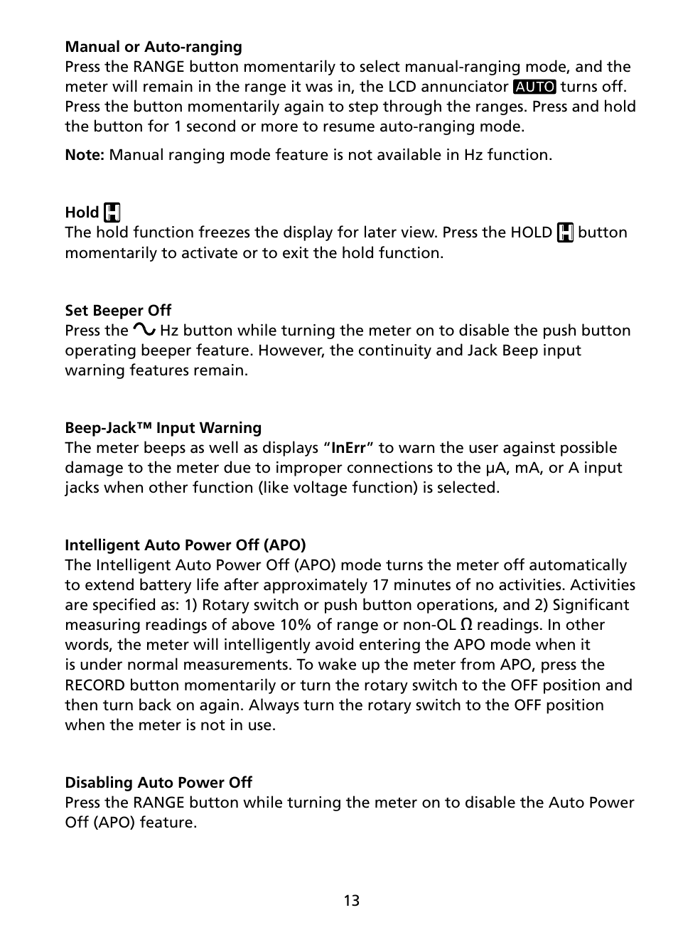 Amprobe AM-140-A User Manual | Page 19 / 30