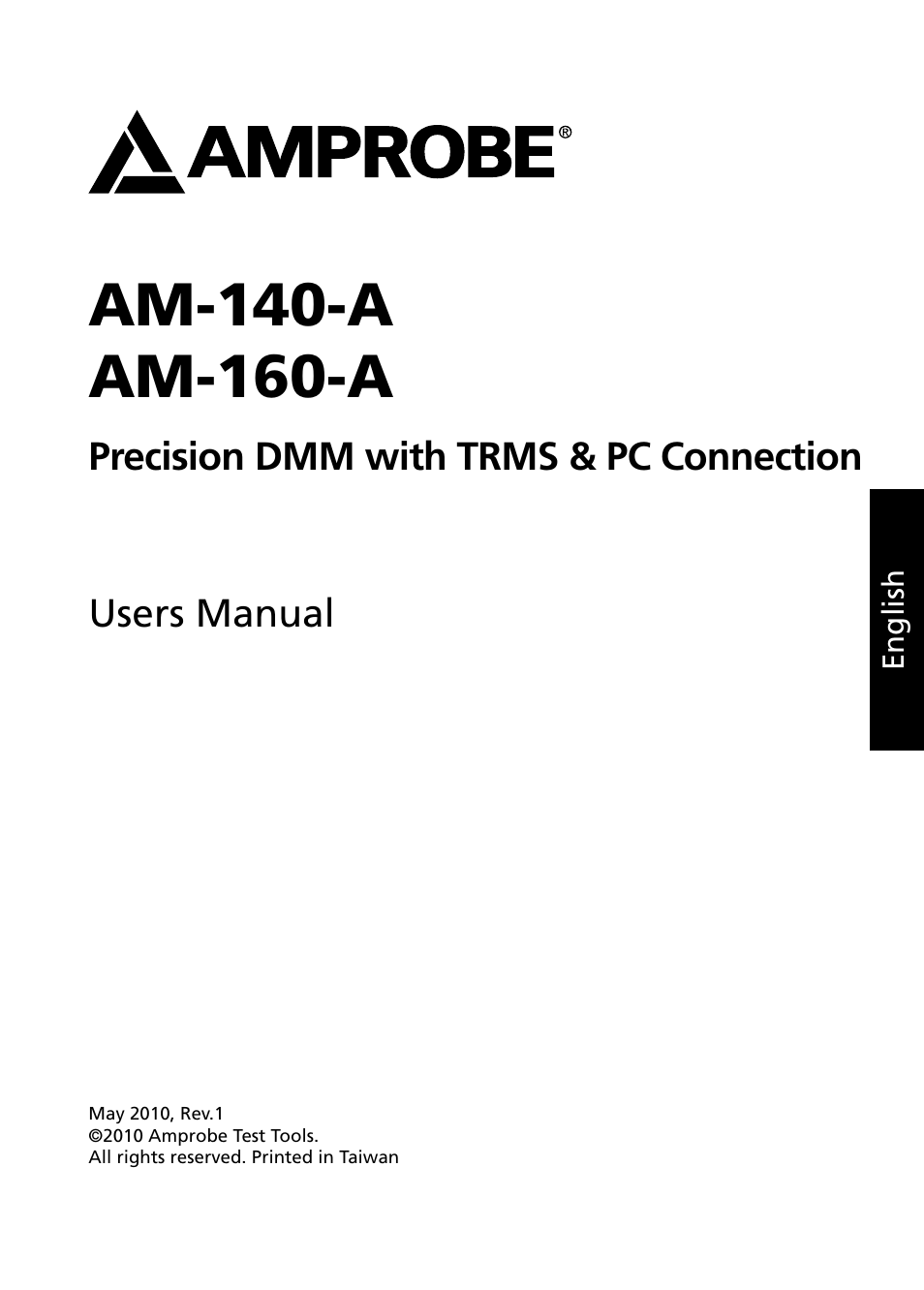 Amprobe AM-140-A User Manual | Page 3 / 30