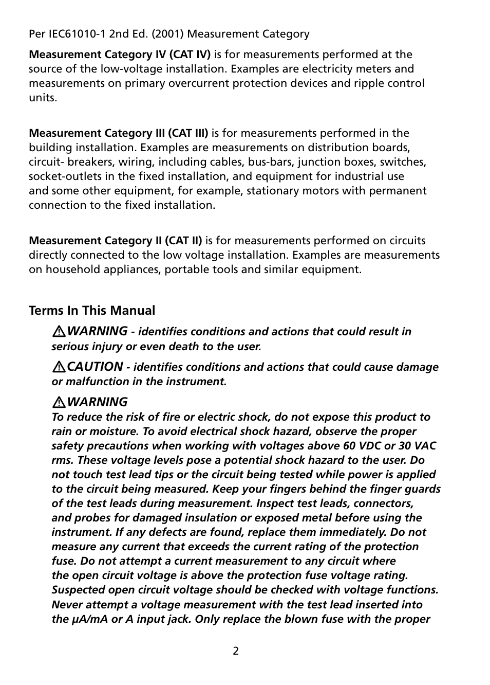 Amprobe AM-140-A User Manual | Page 8 / 30