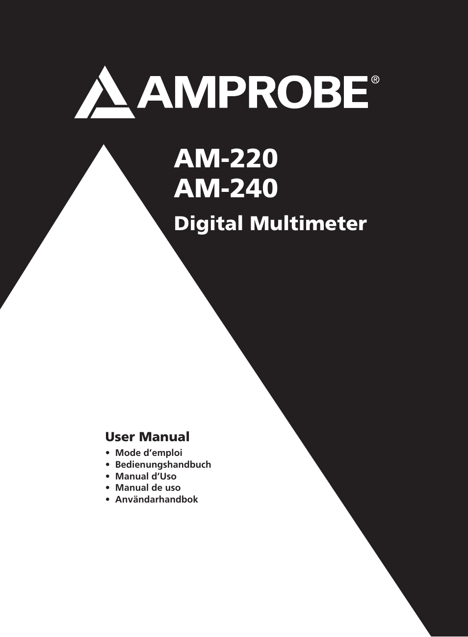 Amprobe AM-220 Digital-Multimeters User Manual | 75 pages