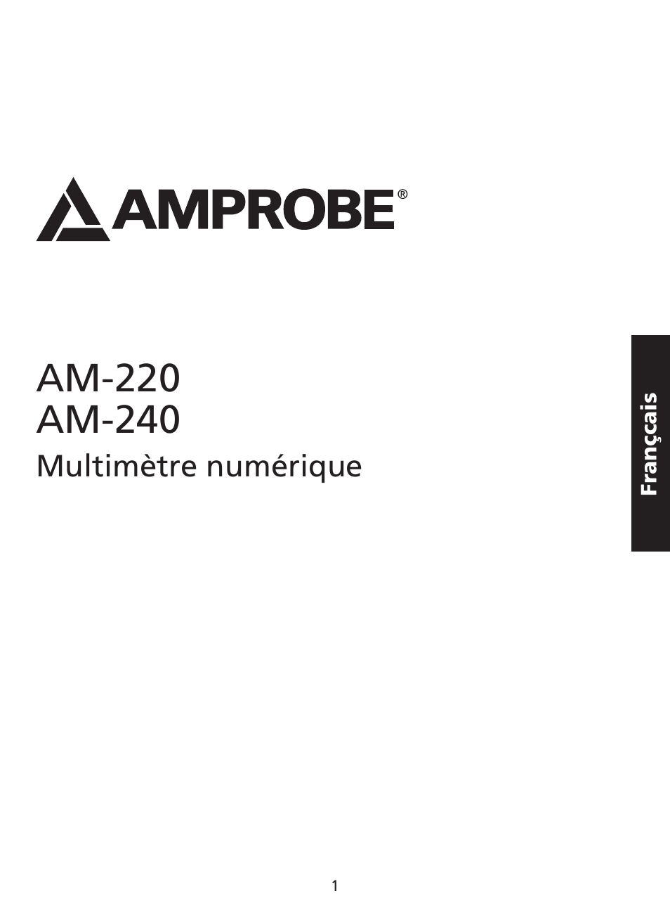 Amprobe AM-220 Digital-Multimeters User Manual | Page 15 / 75