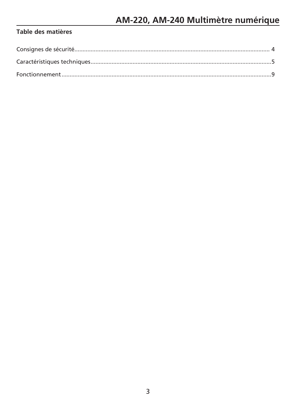 Amprobe AM-220 Digital-Multimeters User Manual | Page 17 / 75