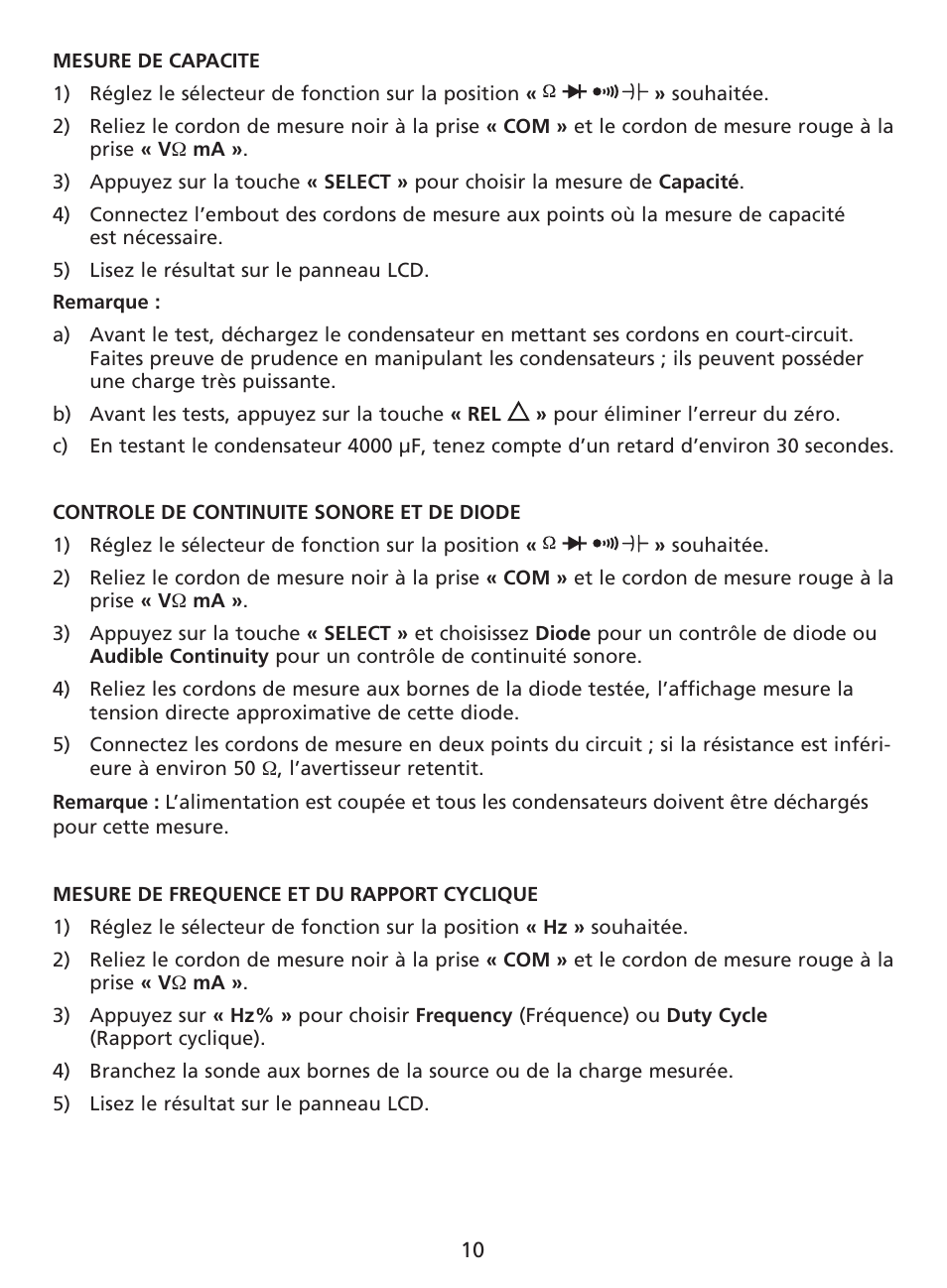 Amprobe AM-220 Digital-Multimeters User Manual | Page 24 / 75