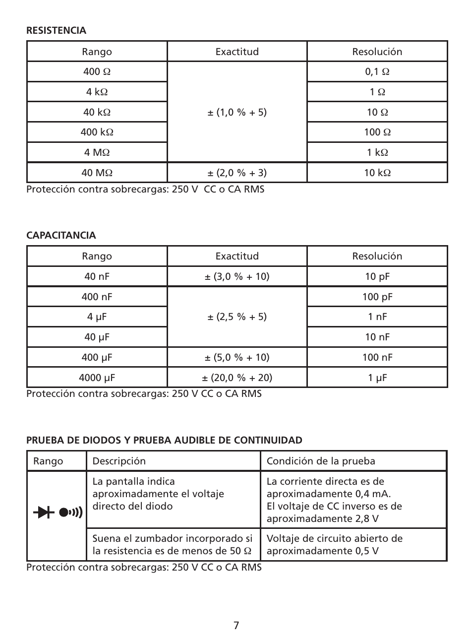 Amprobe AM-220 Digital-Multimeters User Manual | Page 57 / 75