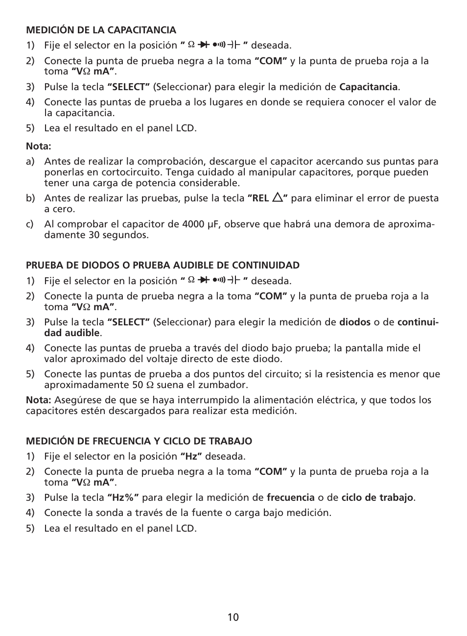 Amprobe AM-220 Digital-Multimeters User Manual | Page 60 / 75
