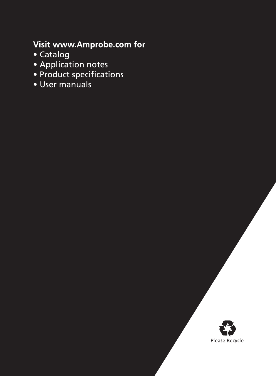 Amprobe AM-220 Digital-Multimeters User Manual | Page 75 / 75