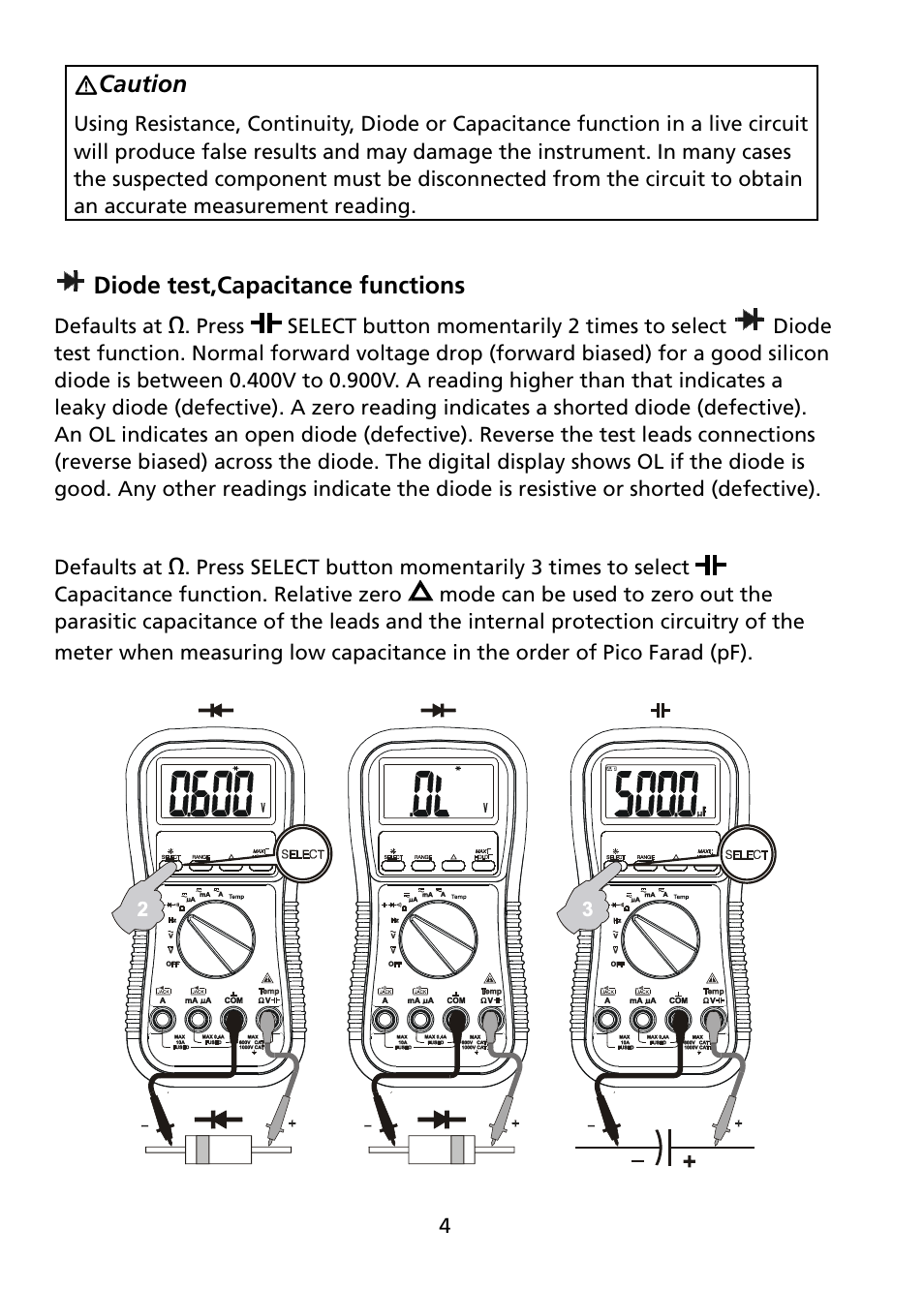 Amprobe AM-250 Digital-Multimeter User Manual | Page 10 / 22