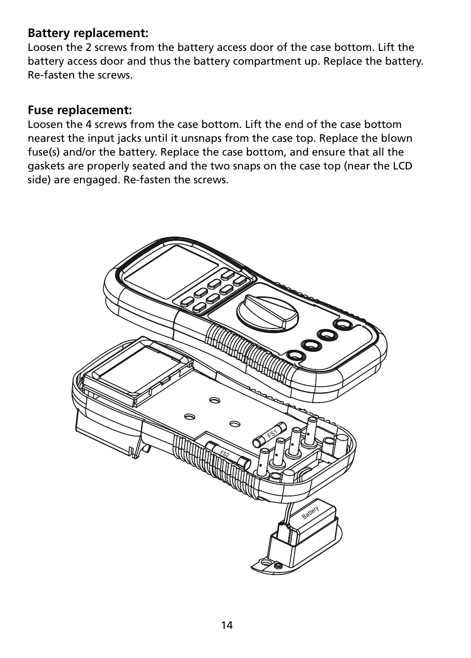 Amprobe AM-250 Digital-Multimeter User Manual | Page 20 / 22