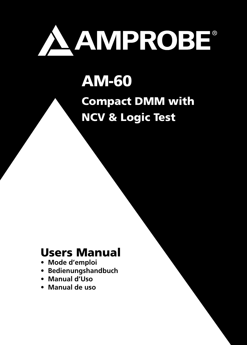 Amprobe AM-60 Compact-Digital-Multimeter User Manual | 20 pages