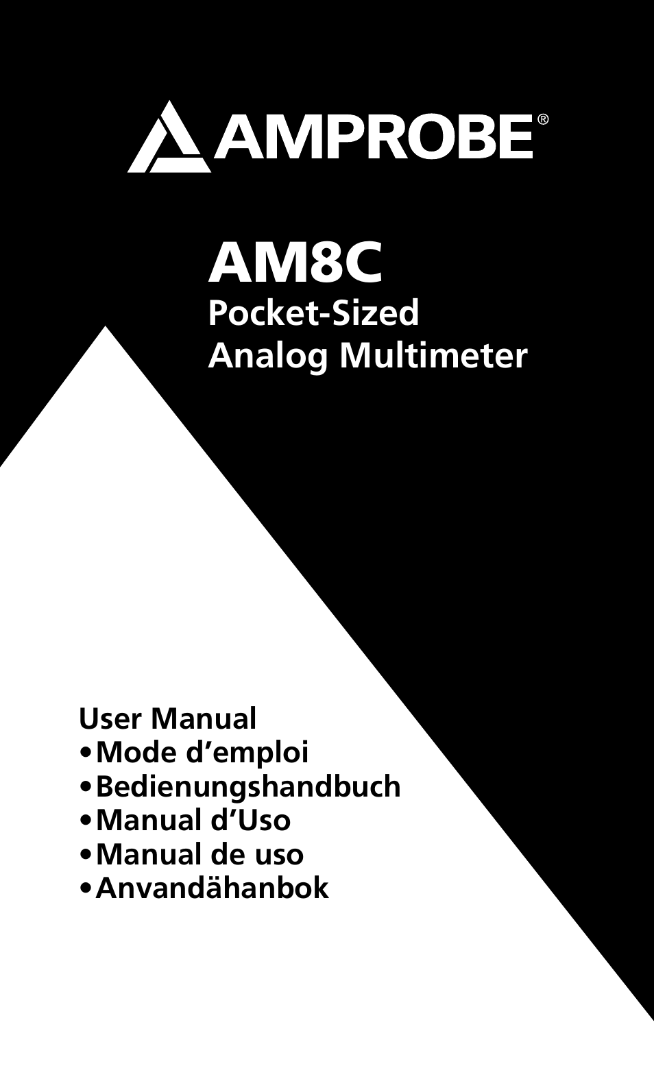 Amprobe AM8C Analog-Multimeter User Manual | 66 pages
