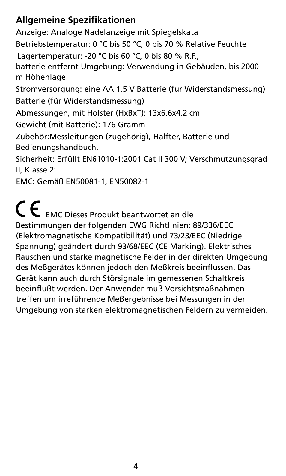 Amprobe AM8C Analog-Multimeter User Manual | Page 30 / 66