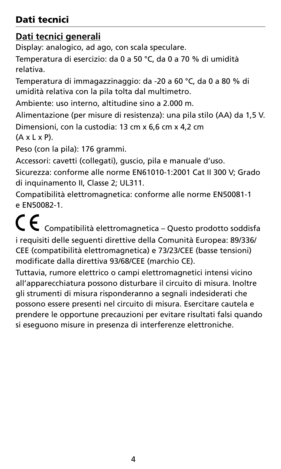 Amprobe AM8C Analog-Multimeter User Manual | Page 40 / 66