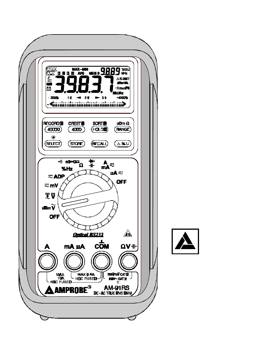 Amprobe AM91RS Digital-Multimeter User Manual | 30 pages