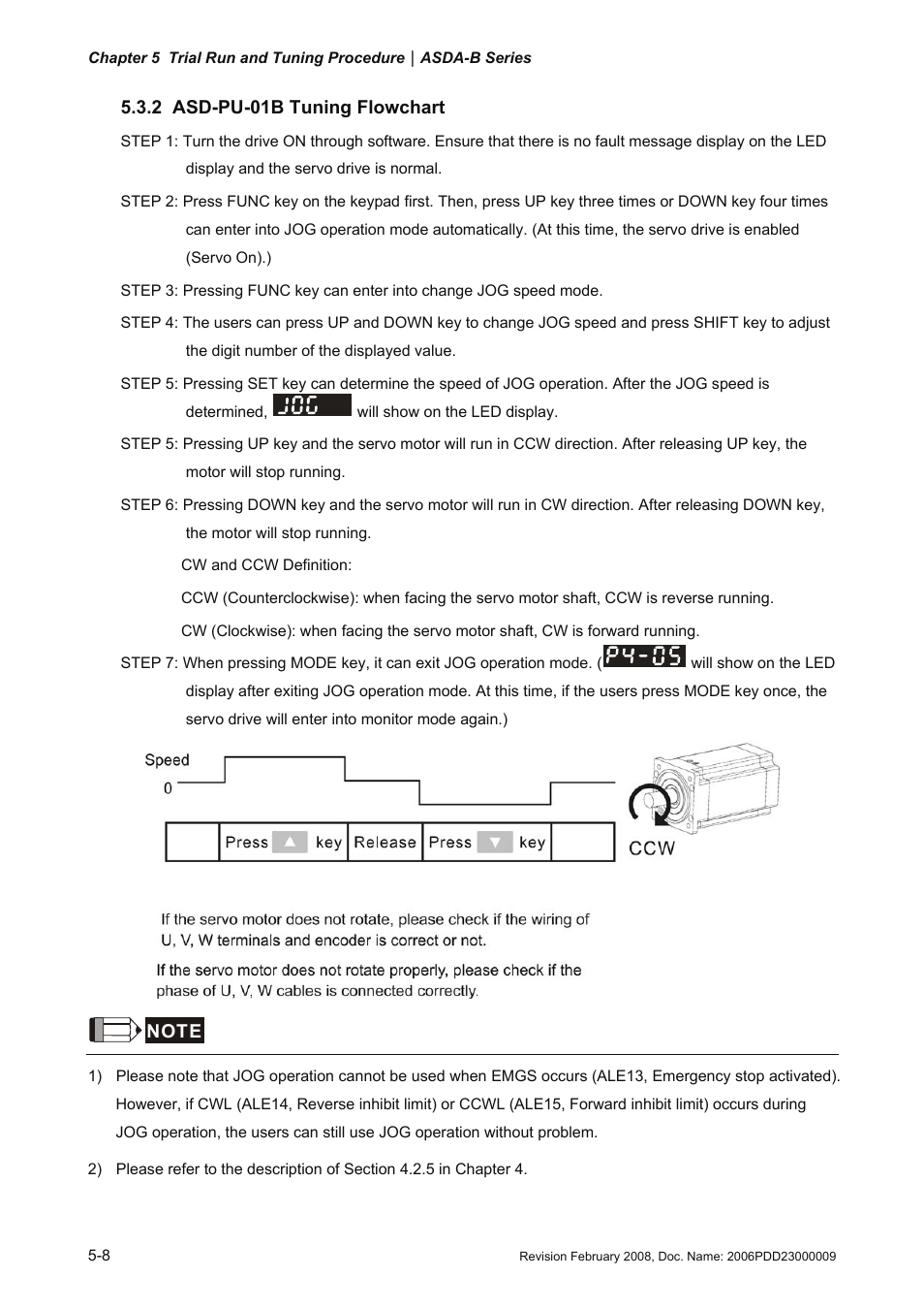 2 asd-pu-01b tuning flowchart, 2 asd-pu-01b, Tuning flowchart -8 | Delta Electronics AC Servo Drive ASDA-B User Manual | Page 101 / 321