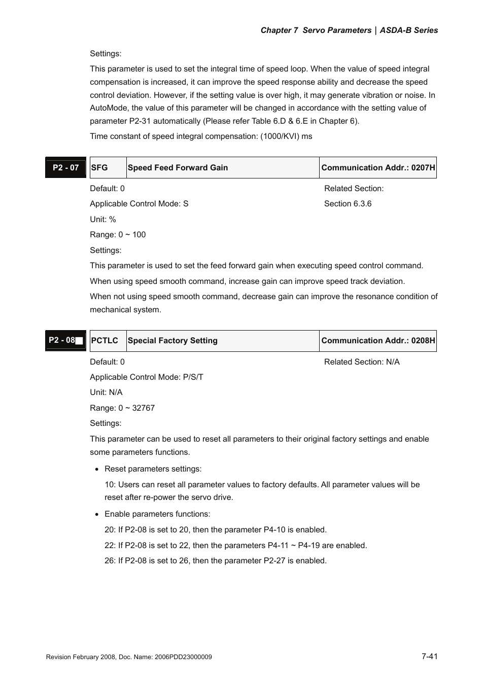 Delta Electronics AC Servo Drive ASDA-B User Manual | Page 194 / 321