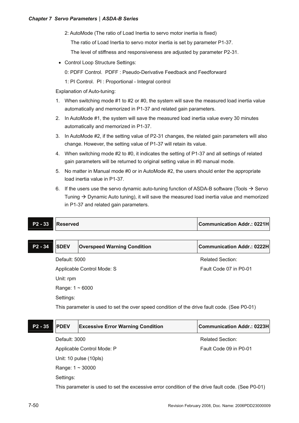 Delta Electronics AC Servo Drive ASDA-B User Manual | Page 203 / 321