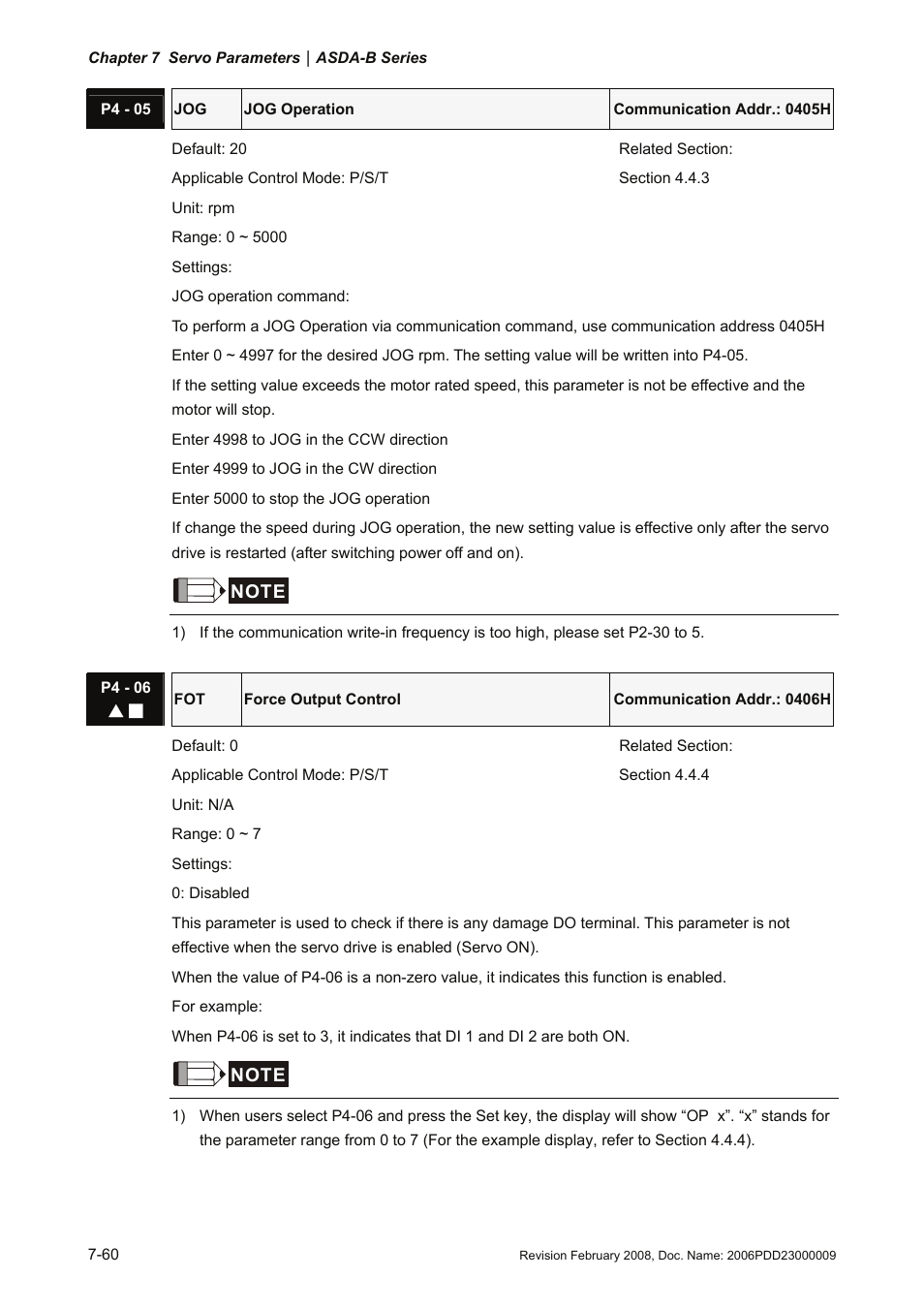 Delta Electronics AC Servo Drive ASDA-B User Manual | Page 213 / 321