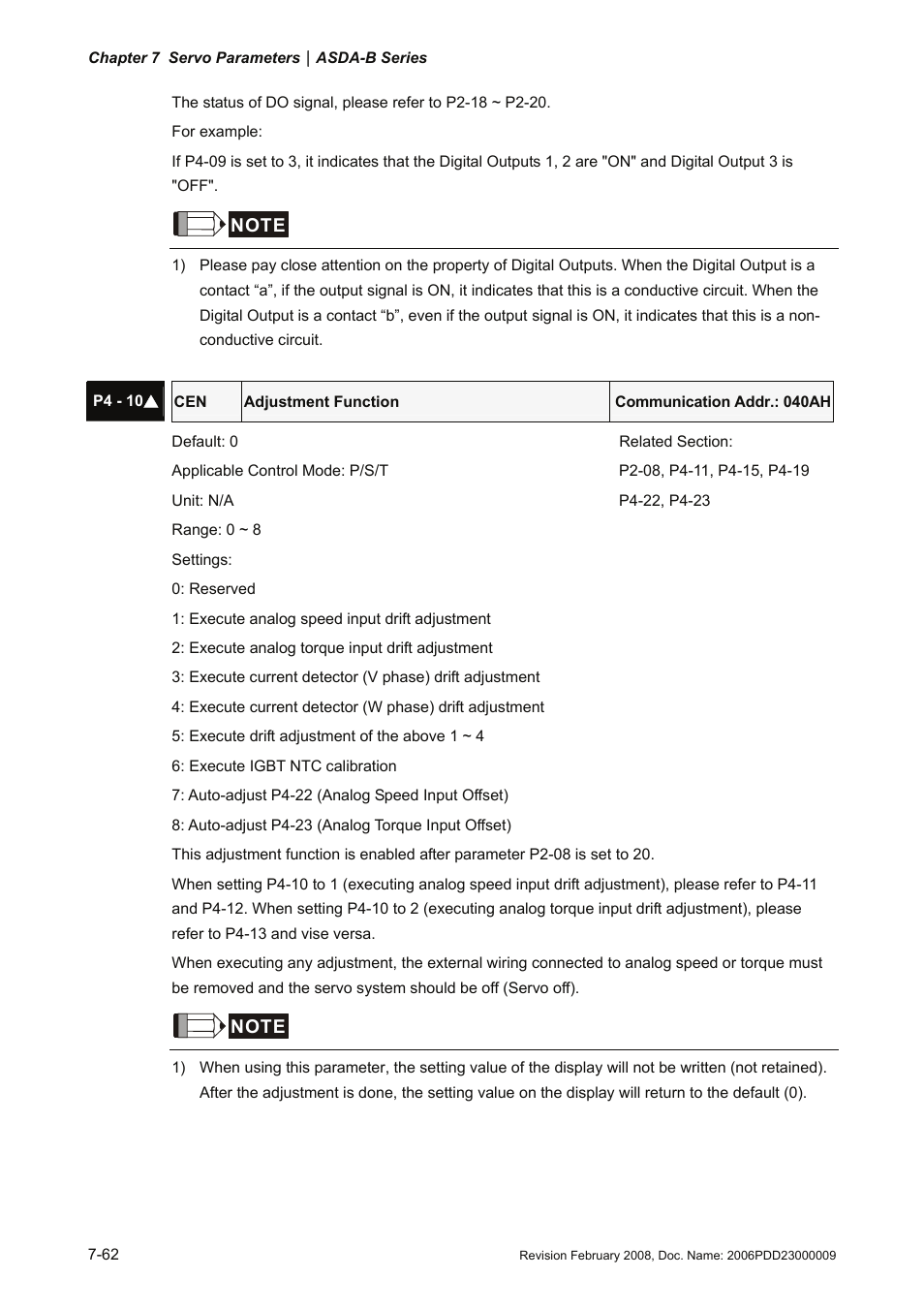 Delta Electronics AC Servo Drive ASDA-B User Manual | Page 215 / 321